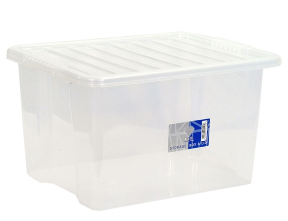 30 Litre Clear Storage Box