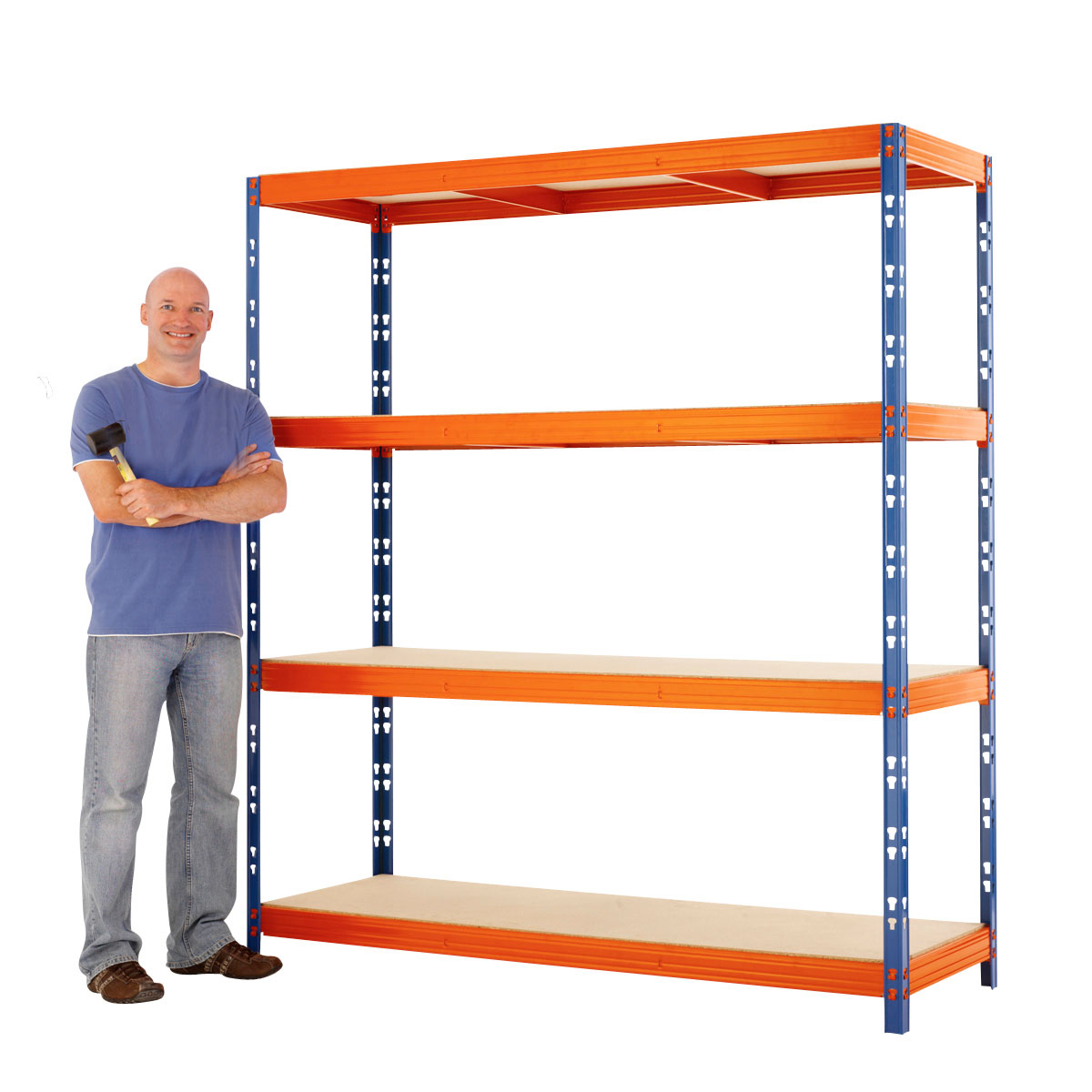 Max 1 Heavy Duty Shelving 2000 H x 1500 W x 600 D